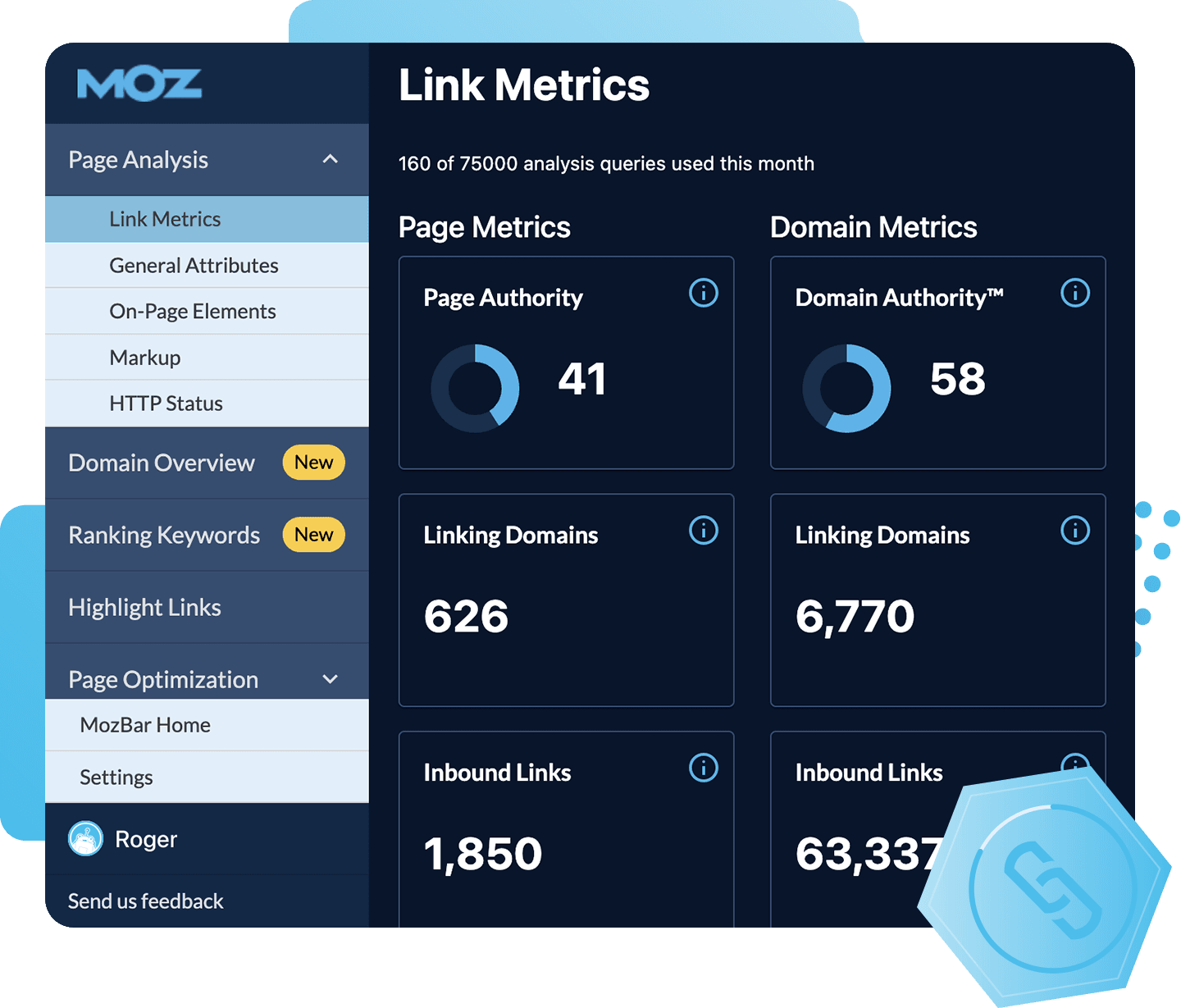 Compare key metrics